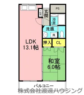 成晃マンション【3階】の間取り
