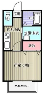 グリーンシティ戸枝A【2階】の間取り
