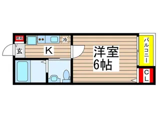 リベルテ船橋夏見【3階】の間取り