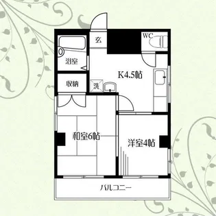 bills十番館【3階】の間取り