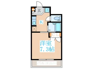 namsa東中野【2階】の間取り