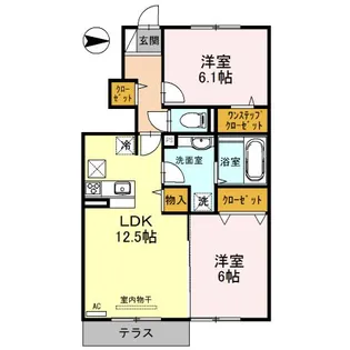 パストラルコート【1階】の間取り