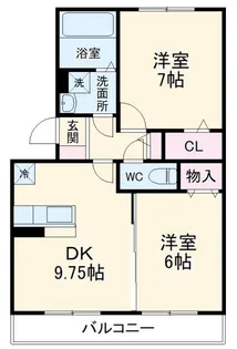 スタースレイプ【1階】の間取り