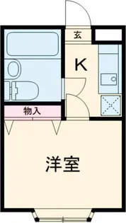 ビッグフラットII【2階】の間取り