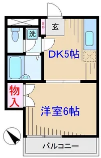 メゾンクレール【6階】の間取り