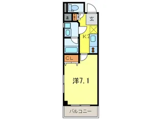 GKレジデンス西宮本町【3階】の間取り
