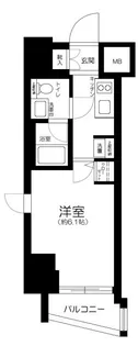 ZOOM恵比寿【4階】の間取り