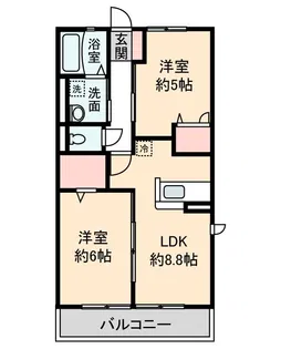 アンビエンテA【2階】の間取り