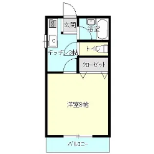 サン・セゾン【1階】の間取り
