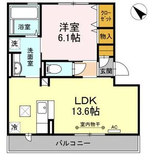 レグルス【1階】の間取り