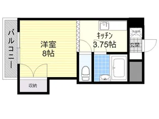 パークサイドゴトウ【2階】の間取り