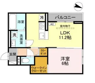 ソレイユ・ウエスト【2階】の間取り