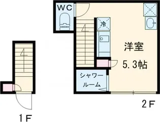 ソルナクレイシア千歳烏山【2階】の間取り