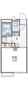 レオパレスJOY【2階】の間取り