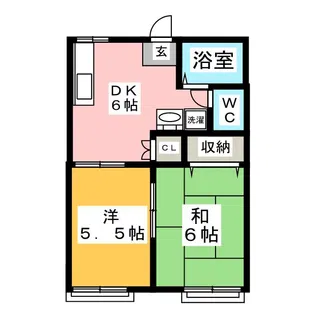 レジデンス和【2階】の間取り