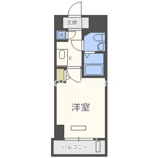 レジュールアッシュ難波MINAMIIII【12階】の間取り