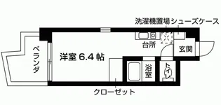 千里山フォンタナ【3階】の間取り