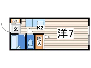 ウェルネス ヨコハマ【2階】の間取り