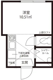 ディアマンテ中目黒【2階】の間取り