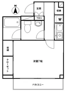 イマムラハウス【4階】の間取り