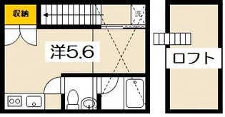 CASA COZY コイン通り【2階】の間取り