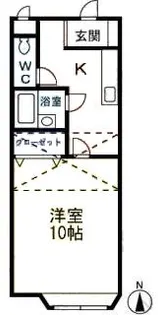 ピュアパレス【1階】の間取り