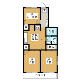 大竹ビル【4階】の間取り