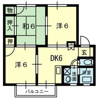 MMコーポI【1階】の間取り