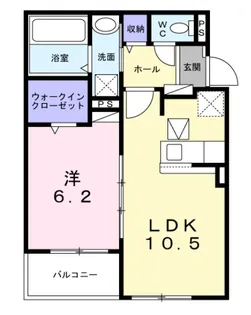 フォレストヴィラIII【1階】の間取り