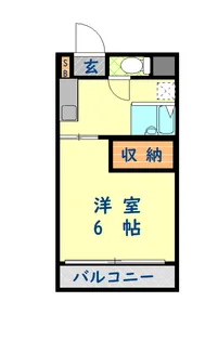 1Kの間取り画像