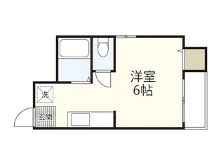坪井ビル【4階】の間取り