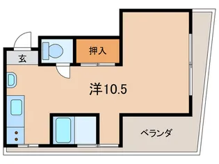 東須磨八木マンション【4階】の間取り