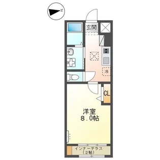 Bloom吉野作 II【1階】の間取り