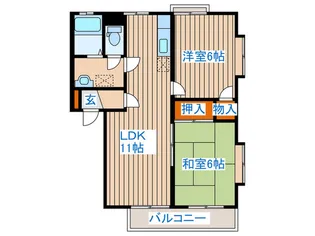 サンヒルズリブレIV【2階】の間取り