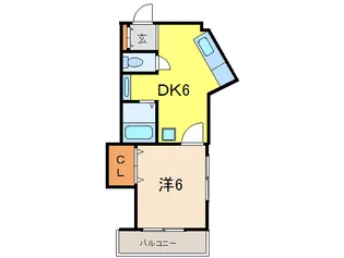 リバ-イ-ストビル【3階】の間取り