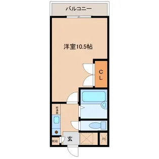 アクアステージ大在【4階】の間取り