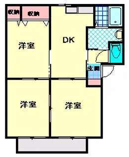 グランシードMB【1階】の間取り