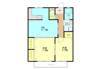 ソーレンサイド【2階】の間取り