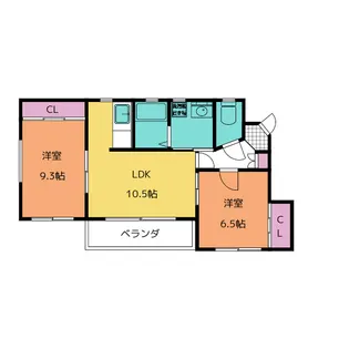 EAST・HILLS東山元町【1階】の間取り