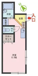エリアウィズユー【2階】の間取り