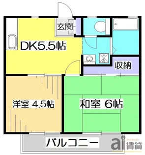東京都国分寺市日吉町3【アパート】の間取り