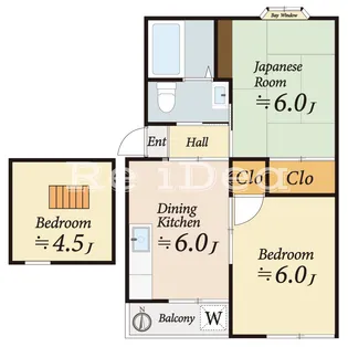 ハイツ花梨【2階】の間取り