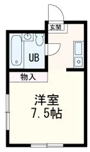 佐直ビル【4階】の間取り
