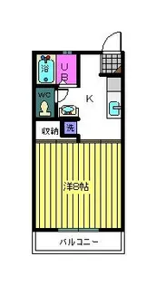 セレクト高津【1階】の間取り