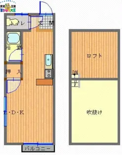 長崎県長崎市清水町【アパート】の間取り