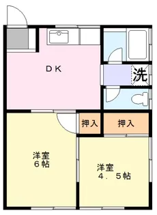 ハイムなおか【1階】の間取り