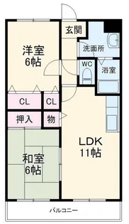 リベルテ曳馬【1階】の間取り