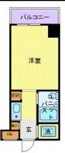 スカイコート横浜駅西口【8階】の間取り