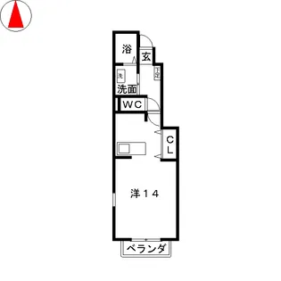 パークG・F【1階】の間取り