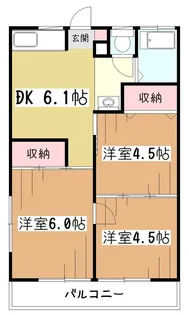吉田第1マンション【2階】の間取り